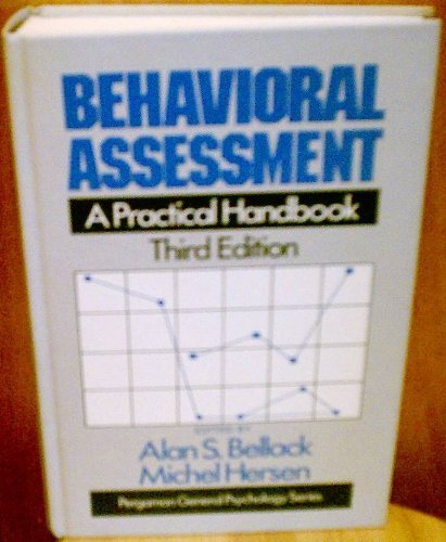 Beispielbild fr Behavioral Assessment: A Practical Handbook zum Verkauf von Bingo Used Books