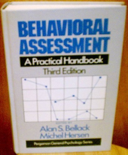 Imagen de archivo de Behavioral Assessment: A Practical Handbook a la venta por Bingo Used Books