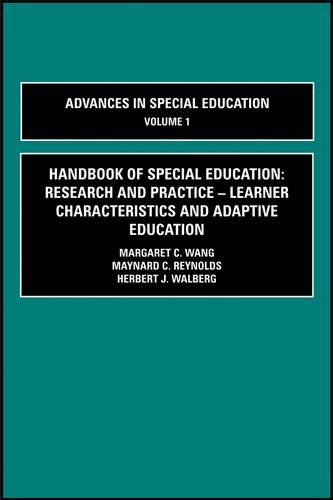 9780080333830: Handbook of Special Education: Research and Practice : Learner Characteristics and Adaptive Education (001)