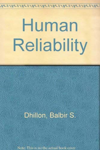 Imagen de archivo de Human Reliability: With Human Factors a la venta por Anybook.com