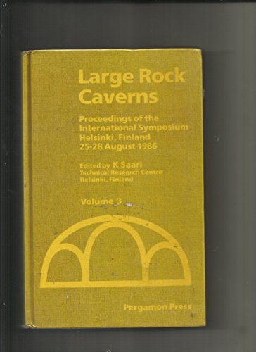 Stock image for Large Rock Caverns: International Symposium Proceedings for sale by Bookmans