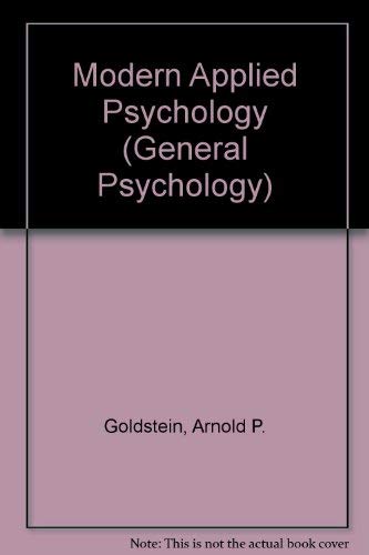 9780080345017: Modern Applied Psychology