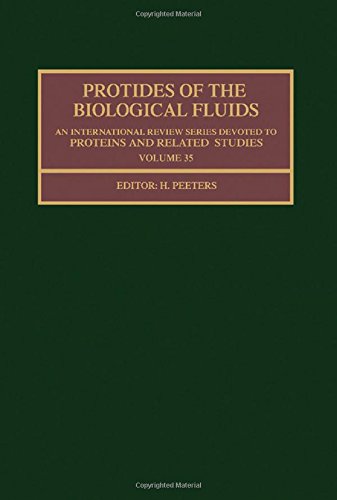 Imagen de archivo de Protides of the Biological Fluids: Colloquium 35 a la venta por Plum Books