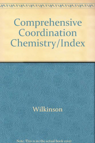 9780080359502: Comprehensive Coordination Chemistry/Index