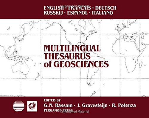 9780080364315: Multilingual Thesaurus of Geosciences