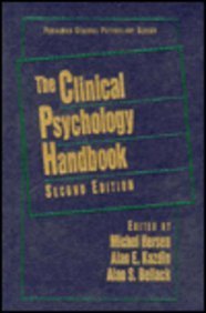Imagen de archivo de The Clinical Psychology Handbook a la venta por Better World Books: West