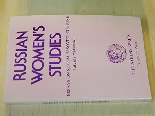Imagen de archivo de Russian Women's Studies: Essays on Sexism in Soviet Culture (Athene Series) a la venta por SecondSale