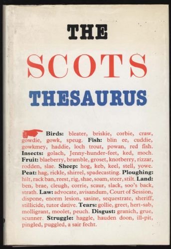 Beispielbild fr The Scots Thesaurus zum Verkauf von Simply Read Books