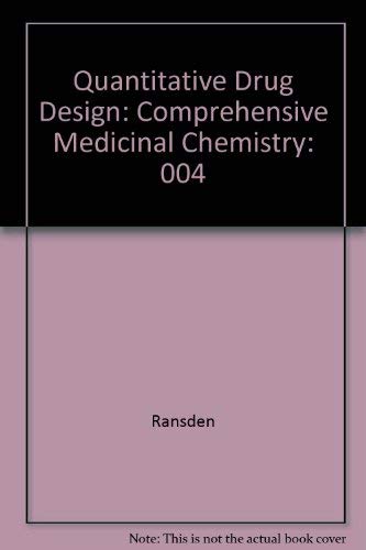 Imagen de archivo de Quantitative Drug Design : Comprehensive Medicinal Chemistry a la venta por Better World Books Ltd