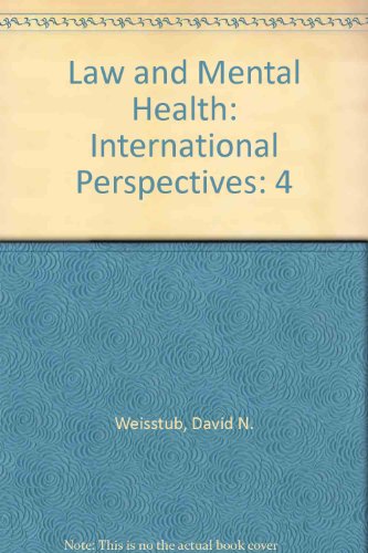 9780080372761: Law and Mental Health: International Perspectives: 4