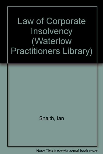 Stock image for The Law of Corporate Insolvency for sale by PsychoBabel & Skoob Books