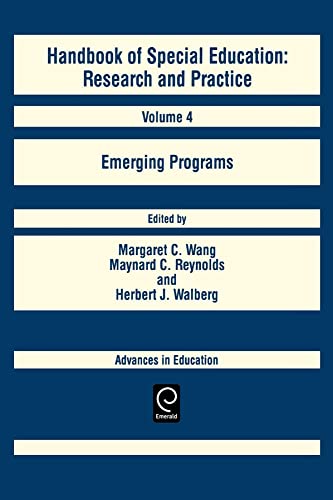 Handbook of Special Education: Research & Practice : Volume 4 (9780080408170) by Wang, Margaret C.; Reynolds, Maynard C.