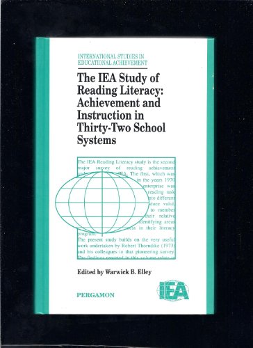 Beispielbild fr The Iea Study of Reading Literacy : Achievement and Instruction in Thirty-Two School Systems zum Verkauf von Better World Books