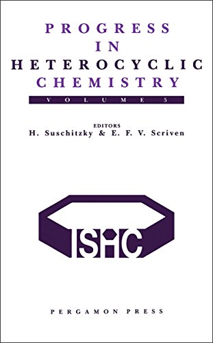 Stock image for Progress in Heterocyclic Chemistry, Volume 5: A Critical Review of the 1992 Literature Preceded by Two Chapters on Current Heterocyclic Topics for sale by Zubal-Books, Since 1961