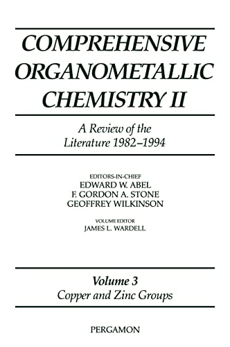Stock image for Comprehensive Organometallic Chemistry II, Volume 3 : Copper and Zinc Groups for sale by Better World Books
