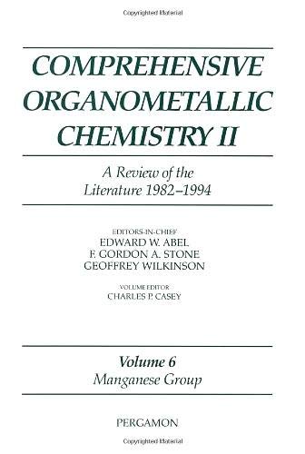 Stock image for Comprehensive Organometallic Chemistry II, Volume 6 Vol. 6 : Manganese Group for sale by Better World Books