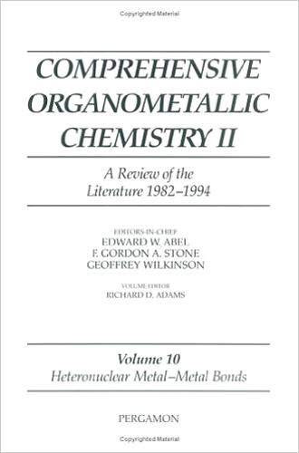 Stock image for Comprehensive Organometallic Chemistry II, Volume 10: Heteronuclear Metal and Metal Bonds for sale by Phatpocket Limited