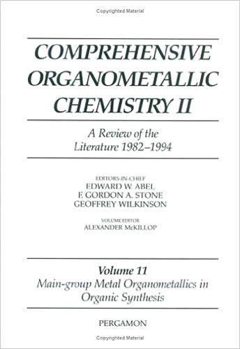 Stock image for Comprehensive Organometallic Chemistry II, Volume 11 Vol. 11 : Main-Group Metal Organometallics in Organic Synthesis for sale by Better World Books