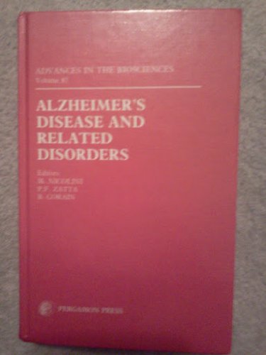 Stock image for Alzheimer's Disease and Related Disorders: Selected Communications Proceedings of the Iiird International Conference on Alzheimer's Disease and Rel for sale by Alphaville Books, Inc.