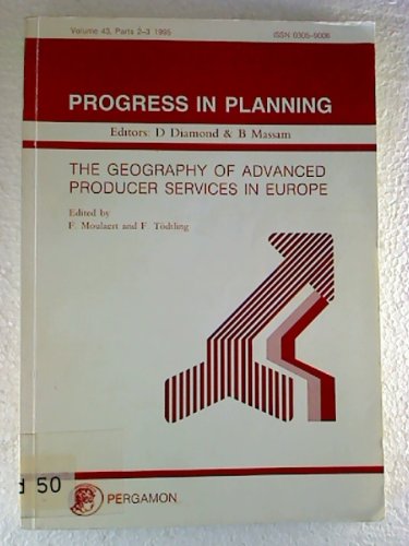 9780080426310: Geography of Advanced Producer Services in Europe