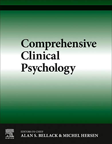 9780080427072: Comprehensive Clinical Psychology: 11-Volume Set