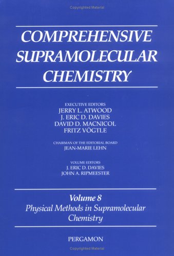 Imagen de archivo de Comprehensive Supramolecular Chemistry: Physical Methods in Supramolecular Chemistry a la venta por Revaluation Books