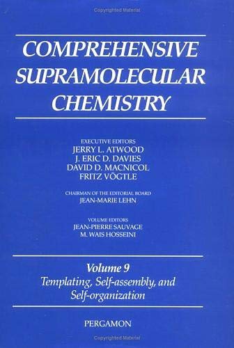 9780080427218: Templating, Self-Assembly and Self-Organization (Comprehensive Supramolecular Chemistry): Volume 9