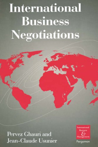 Stock image for International Business Negotiations for sale by Better World Books Ltd