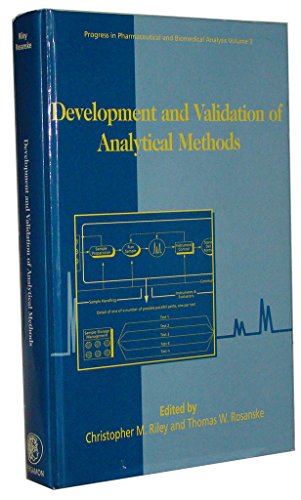 Beispielbild fr Development and Validation of Analytical Methods zum Verkauf von Better World Books