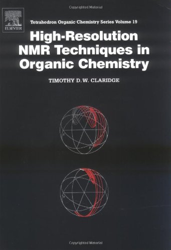 Beispielbild fr High-Resolution NMR Techniques in Organic Chemistry (Tetrahedron Organic Chemistry Series) zum Verkauf von Antiquariat Armebooks