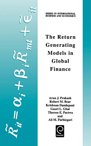 Imagen de archivo de The Return Generating Models in Global Finance (Series in International Business and Economics) (Series in International Business and Economics) a la venta por BookHolders