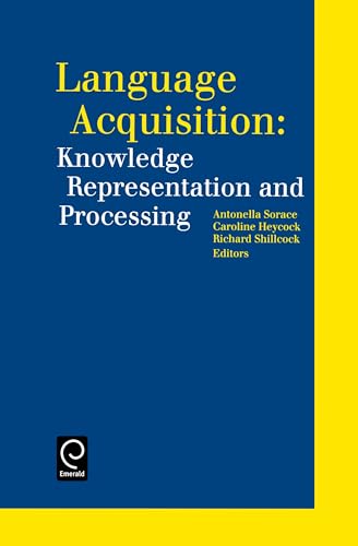 Stock image for Language Acquisition: Knowledge Representation and Processing for sale by ThriftBooks-Atlanta