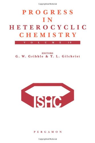 Stock image for Progress in Heterocyclic Chemistry, Volume 10: A critical review of the 1997 literature preceded by two chapters on current heterocyclic topics for sale by Zubal-Books, Since 1961
