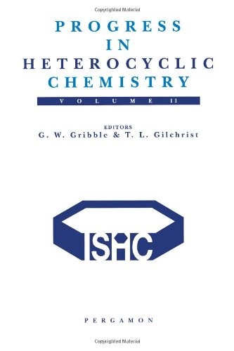 Beispielbild fr Progress in Heterocyclic Chemistry, Volume 11: A critical review of the 1998 literature preceded by two chapters on current heterocyclic topics zum Verkauf von Zubal-Books, Since 1961