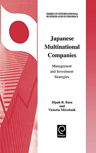 Stock image for Japanese Multinational Companies (Series in International Business and Economics) for sale by Irolita Books
