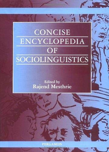 Concise Encyclopedia Of Sociolinguistics (Hb 2001)