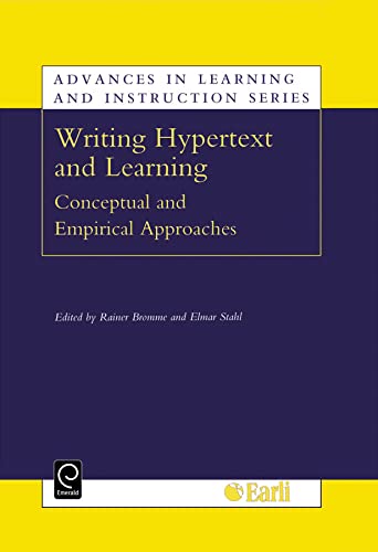Stock image for Writing Hypertext and Learning : Conceptual and Empirical Approaches for sale by PsychoBabel & Skoob Books
