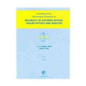 9780080441825: Proceedings of the 13th European Symposium on the Reliability of Electron Devices, Failure Physics and Analysis: Proceedings of the 13th European ... (ESREF 2002) Rimini, Italy 7-11 October 2002