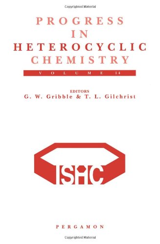 Stock image for Progress in Heterocyclic Chemistry, Volume 14, Volume 14: A critical review of the 2001 literature preceded by two chapters on current heterocyclic topics for sale by Zubal-Books, Since 1961