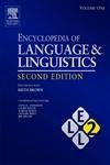 9780080442990: Encyclopedia of Language And Linguistics
