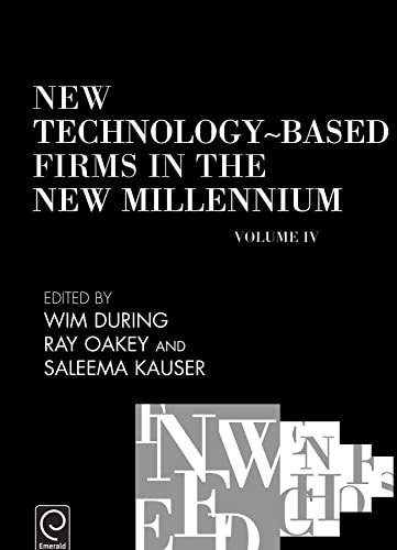 Beispielbild fr New Technology-Based Firms in the New Millennium IV: 4 zum Verkauf von Cambridge Rare Books