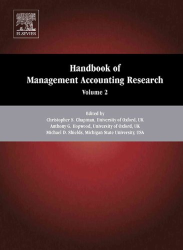 9780080447544: Handbook of Management Accounting Research: 2