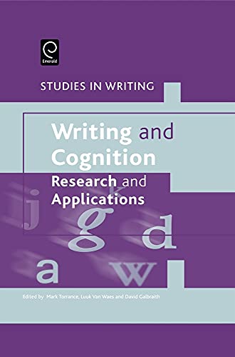 Stock image for Writing and Cognition: Research and Applications for sale by Revaluation Books