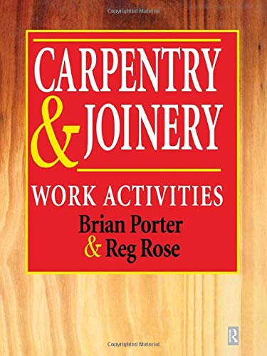 9780080928791: Carpentry and Joinery: Work Activities