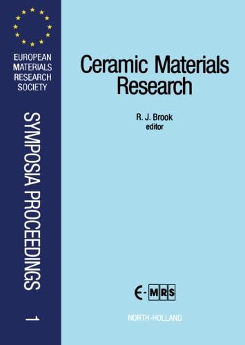 Stock image for Ceramic Materials Research for sale by Revaluation Books