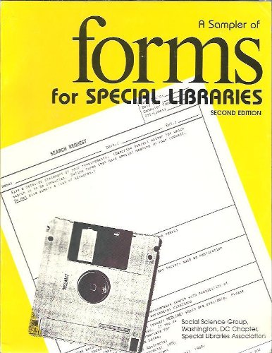 Stock image for A Sampler of Forms for Special Libraries for sale by Better World Books