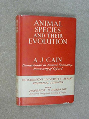 9780090207015: Animal Species and Their Evolution (University Library)