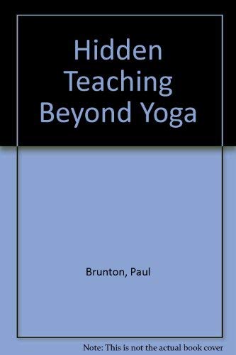 Stock image for Hidden Teaching Beyond Yoga for sale by medimops