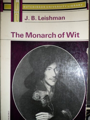 9780090359622: Monarch of Wit (University Library)