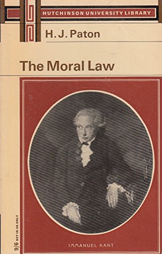 Beispielbild fr Moral Law (University Library) zum Verkauf von Better World Books